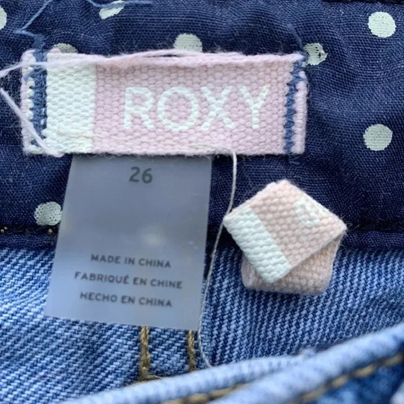 Roxy women's size 26 two tone jeans - Picture 2 of 4